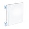 Azar Displays Two-Sided AcrylicSign Holder W/ Suction Cup Grippers 8.5" X 11", PK10 106688 - alternate 1